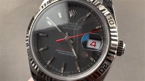rolex turn o graph youtube